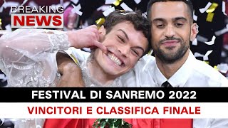 Sanremo 2022 Vincitori e Classifica Finale [upl. by Kant]