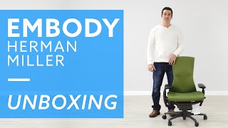 Herman Miller Embody Office Chair Unboxing [upl. by Jung]