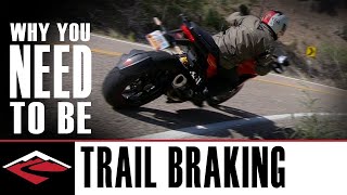 Why You Need to Be Trail Braking  Motorcycle Trail Braking Explained [upl. by Calder]