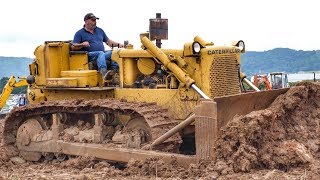 1968 Cat D6C Dozer Working [upl. by Nordna]