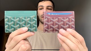 GOYARD SAINT SULPICE CARDHOLDER REVIEW [upl. by Ynohtnakram97]