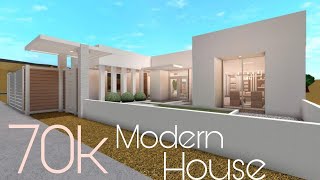 BLOXBURG 70K MODERN HOUSE  NOGAMEPASS [upl. by Anitnas]