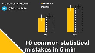 Ten Statistical Mistakes in 5 Min [upl. by Hewett955]