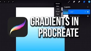 3 Ways to Make Gradients in Procreate [upl. by Latsyc690]