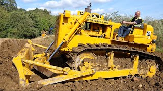 Classic Cat D6C Dozer Working [upl. by Kcirdnekel]