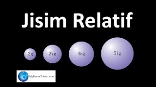 Kimia Tingkatan 4 KSSM Bab 3  Jisim Relatif  Konsep Mol Formula dan Persamaan Kimia [upl. by Yrneh642]