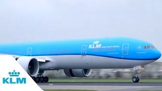 KLMs newest Boeing 777300 [upl. by Bruell344]