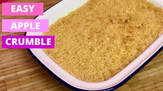 Easy Apple Crumble Recipe UK [upl. by Ellirehs401]