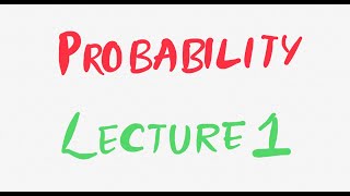 Probability  Lecture 1  Fundamentals of Biostatistics [upl. by Sidky314]