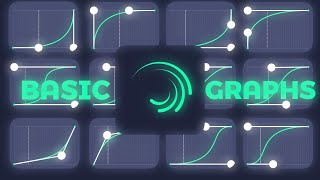 SMOOTH BASIC GRAPHS  Alight Motion Tutorial [upl. by Netsua156]