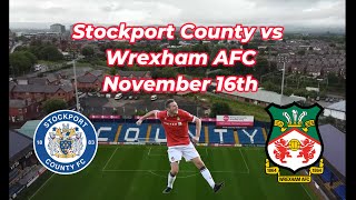 Stockport County vs Wrexham AFC [upl. by Adnimra]