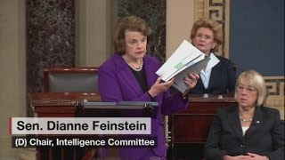 Sen Dianne Feinstein talks intel report on Senate floor [upl. by Platt466]