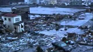 Japan Tsunami 3112011 unedited Part 2 [upl. by Llekcm]