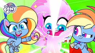 Pony Life  NEW  Fluttershy Becomes Rainbow Dash  Flutterdash  MLP Pony Life [upl. by Tory]