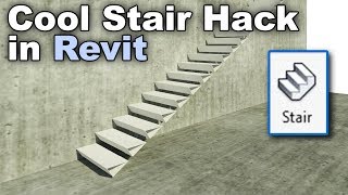 Stair Tread Profile in Revit Tutorial [upl. by Mallorie]