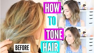 DIY Hair Toner For Brassy Blonde Hair [upl. by Khalid]