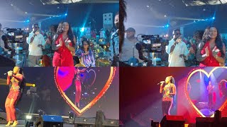 Sarkodie and Wife Tracy live at Lumba concert [upl. by Lihka]