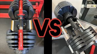 CORE HOME FITNESS VS BOWFLEX 552 SELECTTECH  Best Adjustable Dumbbells set for Home Gym Comparison [upl. by Aenet]