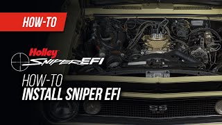 Holley How To Install Sniper EFI [upl. by Ttirb]