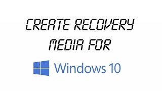 How to create Windows 10 Recovery MediaDiskDVD with Automatic Repair [upl. by Volnay]