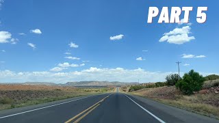 Driving from San Diego California to Miami Florida  Part 5  Gallup NM to Carrizozo NM [upl. by Aneeuqal]