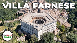 Villa Farnese Guided Tour  Narrated Tour  4K  Italy [upl. by Maclaine579]