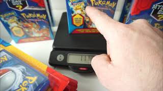 Weighing The New Walgreens Pokemon Mystery Box BASE SET BOOSTER PACK [upl. by Carolann907]