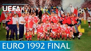 Denmark v Germany UEFA EURO 92 final highlights [upl. by Myrlene]