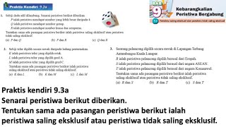 Praktis Kendiri 93a  Matematik Tingkatan 4 Bab 9  Kebarangkalian peristiwa bergabung  Maths [upl. by Brose245]