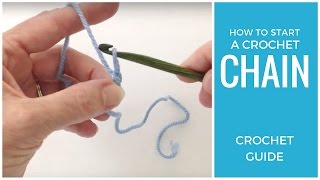 How to Start a Crochet Chain [upl. by Majka]