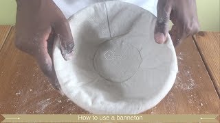 Bread Basket  How to use a banneton  How to use a proofing basket [upl. by Perkin]