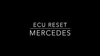 ECUThrottle Reset on Mercedes [upl. by Arella967]