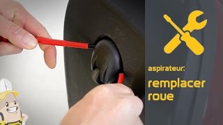 Remplacement de la roue de votre aspirateur  La méthode Référencepiecesfr [upl. by Aihsenor960]