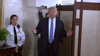 See White House Visitors Reactions When President Trump Shows Up During Tour [upl. by Dory]