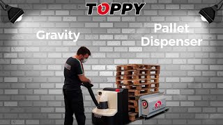 Pallet magazine quotGRAVITYquot pallet stacker amp destacker [upl. by Aelsel]