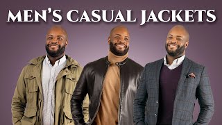 7 Casual Jackets for Men amp How To Style Them [upl. by Furtek953]