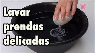 Cómo lavar prendas delicadas en casa  prendas de lavado en seco [upl. by Bagger]