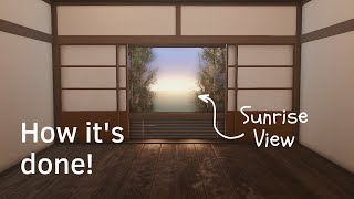 FFXIV Housing  How to build a Sunrise View from Haru no Yoake [upl. by Nilpik]