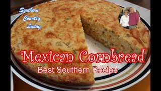 Mexican Cornbread  Best Southern Recipe [upl. by Salohci929]