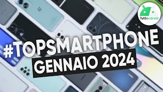 MIGLIORI Smartphone GENNAIO 2024 tutte le fasce di prezzo  TopSmartphone [upl. by Eidnak144]