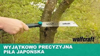 Precyzyjne cięcie drewna i tworzywa ręczną piłą japońską  wolfcraft [upl. by Dollar]