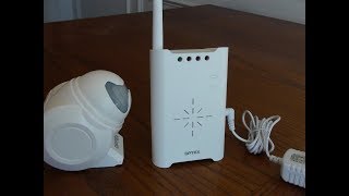 Optex Wireless 2000 Wireless Driveway Annunciator demo [upl. by Gytle]