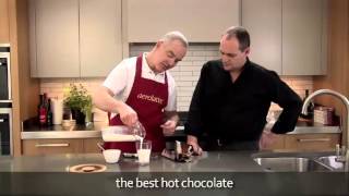 How to make a hot chocolate using an aerolatte milk frother [upl. by Deys]