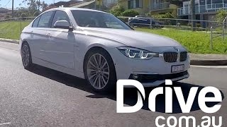 BMW 318i Review  Drivecomau [upl. by Llerol75]