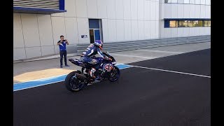 Jerez World Superbike Test  Trackside Highlights [upl. by Maisie]