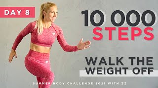 1 HOUR INTENSE STEP WORKOUT indoor walking for weight loss  10000 STEPS [upl. by Aracot]