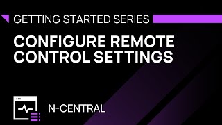 Configure Remote Control Settings [upl. by Loraine]