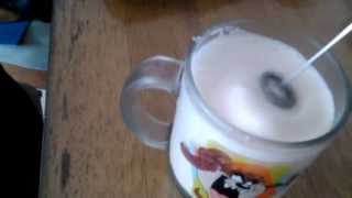 Aerolatte Review Frothing Cold Milk In Under 1 Minute [upl. by Noman]