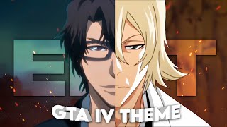 Aizen x Urahara  GTA IV Theme Edit [upl. by Arrehs756]