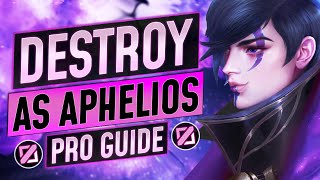 The FULL GUIDE to Aphelios  Guns Combos Matchups Laning and Tips  LoL Guide [upl. by Esiuole]